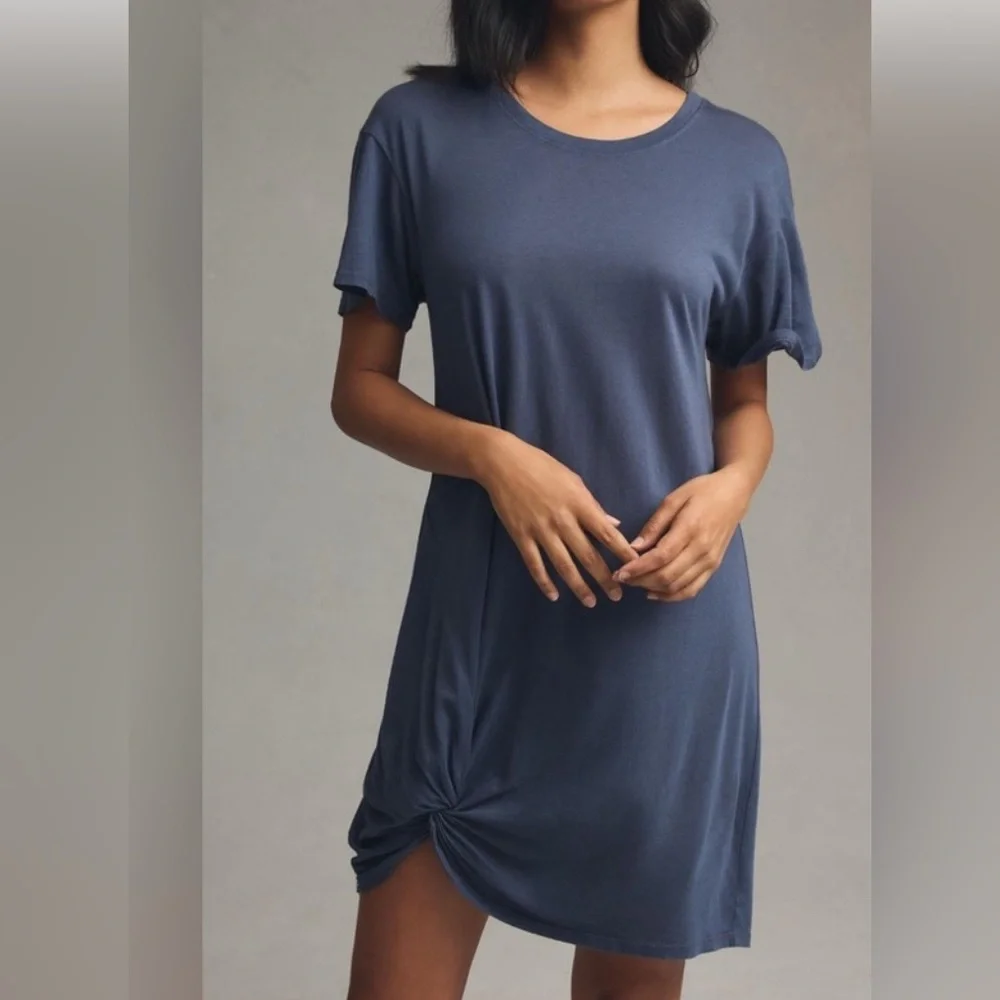 Sundry Side-twist Tee Dress NWT Size 2 / Medium MSRP $138 - Picture 6 of 8